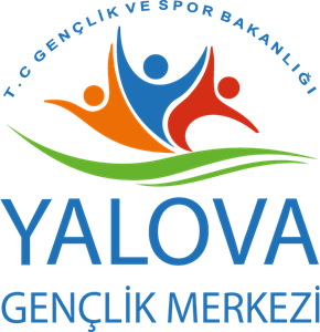 YALOVA GENÇLİK MERKEZİ MAVİ YAZI Logo Vector