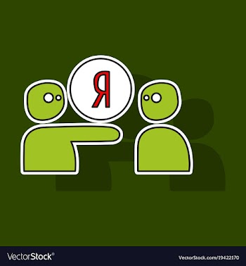 Yandex button icon yandex icon vector image