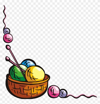 Yarn Border Clipart Yarn Clip Art - Knitting Border Clipart