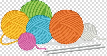 Yarn lot illustration, Yarn Valley Community Library Central Library Color, Colored ball of yarn transparent background PNG clipart