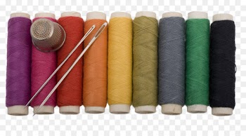 Yarn Stock photography - Color needle and thread 