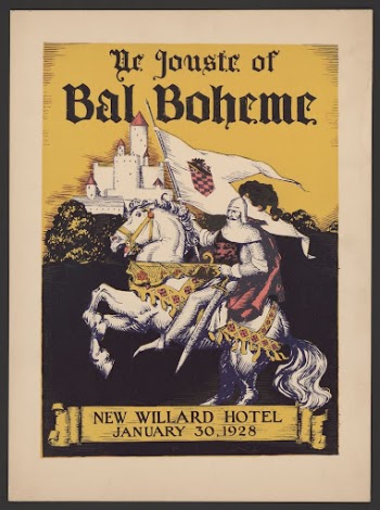 Ye jouste of Bal Boheme. | Free Photo - rawpixel