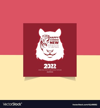 year of the tiger design template