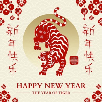 Year of tiger Instagram post | Free PSD Template - rawpixel