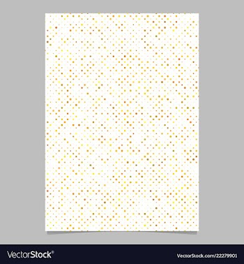 Yellow abstract circle pattern brochure vector image