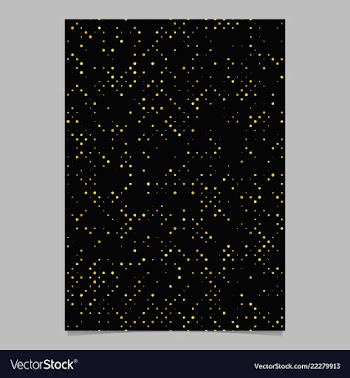 Yellow abstract circle pattern brochure vector image
