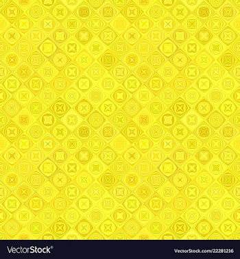 Yellow abstract diagonal curved shape tile mosaic vector image
