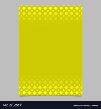 Yellow abstract halftone geometric circle and vector image