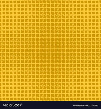 Yellow abstract halftone line pattern background vector image