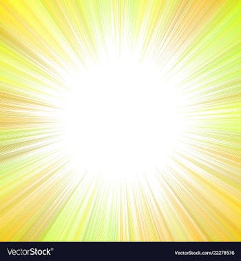 Yellow abstract psychedelic star burst background vector image