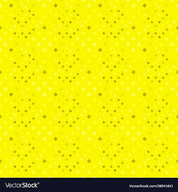 Yellow abstract seamless diagonal square pattern vector image