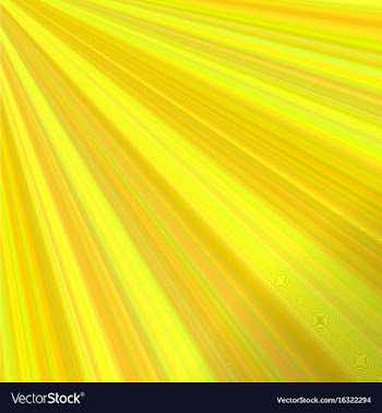 Yellow abstract sunray background design vector image