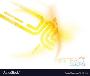 Yellow abstract vector image