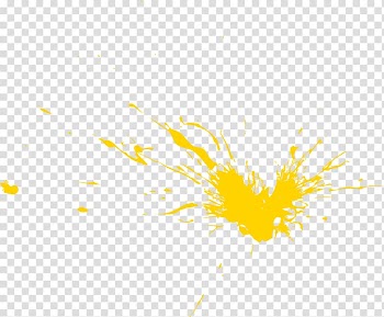 Yellow abstract , Yellow splash watercolor transparent background PNG clipart