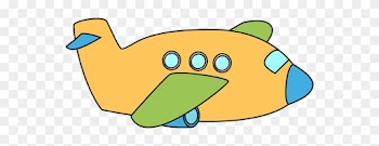 Yellow Airplane - Yellow Airplane Clipart