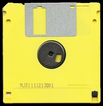 Yellow and Black Diskette Mj31111213d01