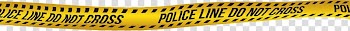 Yellow and black police line tape illustration, Yellow Organism Font Close-up, Police Line Do Not Cross transparent background PNG clipart