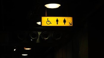 yellow and black signage
