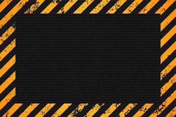 Yellow and black stripes empty background design Free Vector