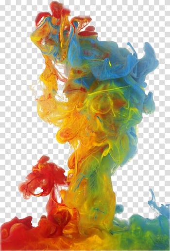 Yellow and blue smoke illustration, Colored smoke , smoke transparent background PNG clipart