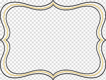 Yellow and blue template illustration, frame Graphic design Text , Cute Frame transparent background PNG clipart
