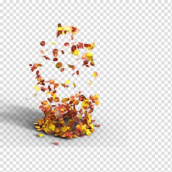 Yellow and brown leaves , Autumn Leaf Computer file, Leaves in Autumn transparent background PNG clipart