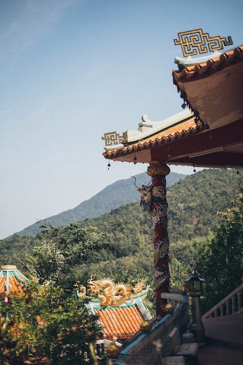 Yellow and Green Temple