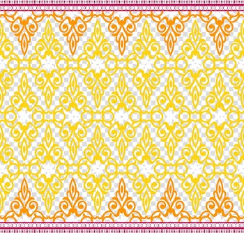 Yellow and orange frame illustration, Quadrilateral Yellow, Seamless diamond background transparent background PNG clipart