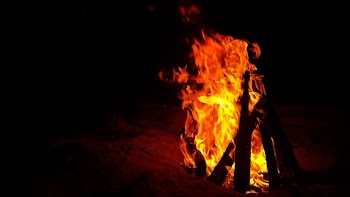 Yellow and Red Fire