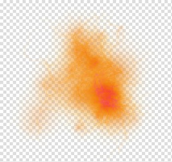 Yellow and red nebula, Orange Smoke Crack Effect Element transparent background PNG clipart