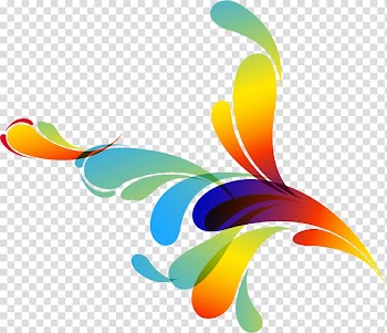Yellow and teal leaf , Drop Watercolor painting Graphic design, Hand painted colorful water drop transparent background PNG clipart