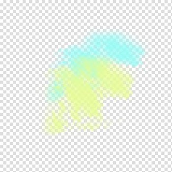 Yellow and teal smoke, Blue Sky Pattern, Yellow, green, light fog, game smoke transparent background PNG clipart