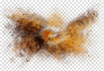 Yellow and white smoke transparent background PNG clipart