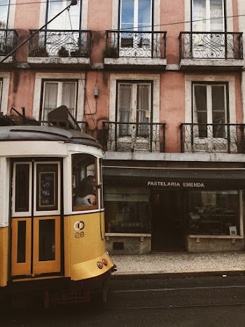 Yellow And White Tram