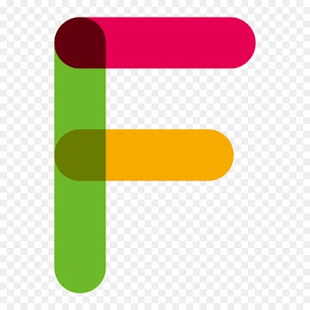 Yellow Angle Pattern - Color letters F 