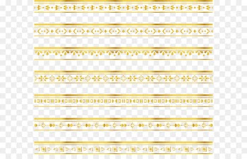 Yellow Angle Pattern - Delicate gold lace border 