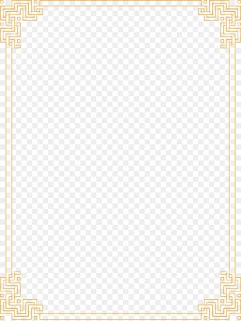 Yellow Area Angle Pattern - European Wind border gold 