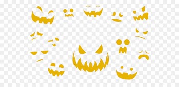 Yellow Area Clip art - Halloween vector elements pattern 