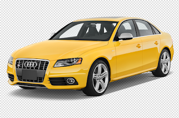 Yellow Audi PNG Image