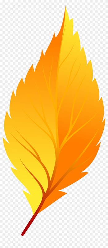 Yellow Autumn Leaf Png Clip Art - Clip Art