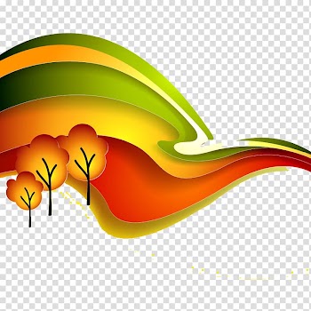 Yellow autumn transparent background PNG clipart