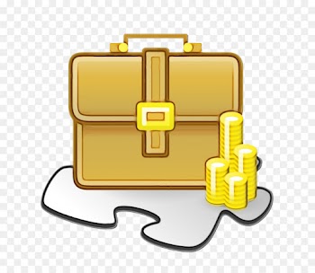 yellow bag material property clip art briefcase