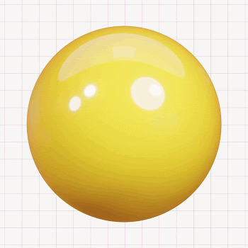 Yellow ball, 3D rendering design | Free Photo - rawpixel