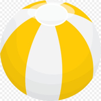 Yellow Ball - Hand painted yellow ball 