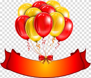 Yellow Balloons * Birthday Color Portable Network Graphics, balloon transparent background PNG clipart