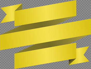 Yellow Banner PNG Free Download