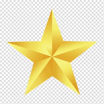 Yellow barn star art, Star , gold star transparent background PNG clipart
