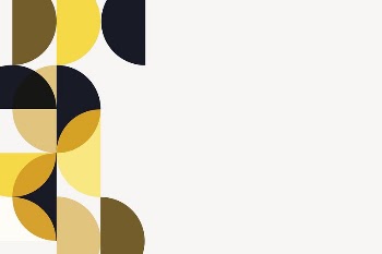 Yellow Bauhaus border background, beige | Free Vector - rawpixel