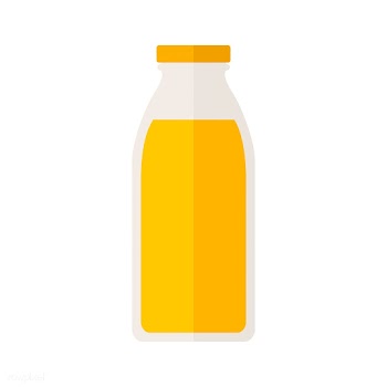 Yellow beverage bottle | Free stock vector - 250499
