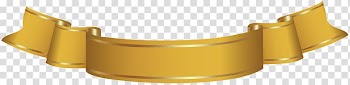 Yellow Blue Red , GOLD BANNER transparent background PNG clipart